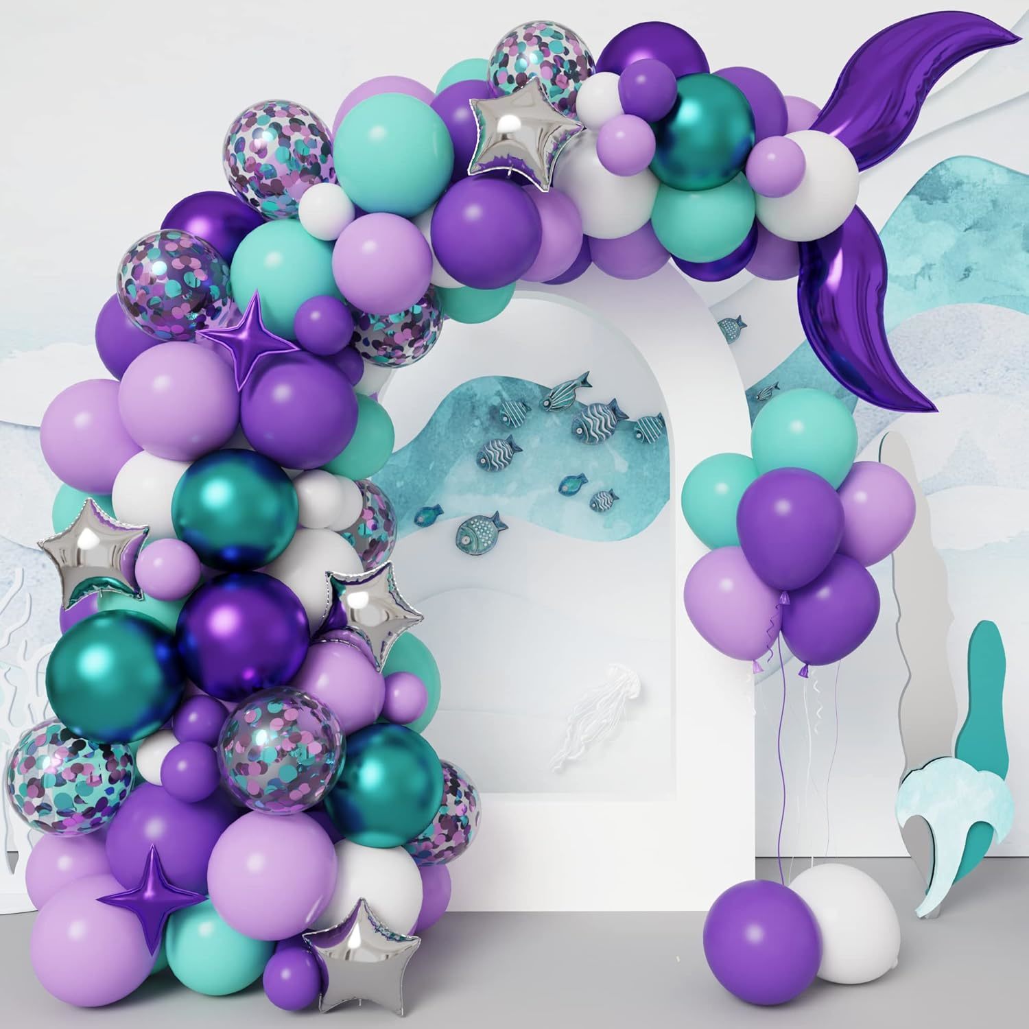 Mermaid Theme Balloons